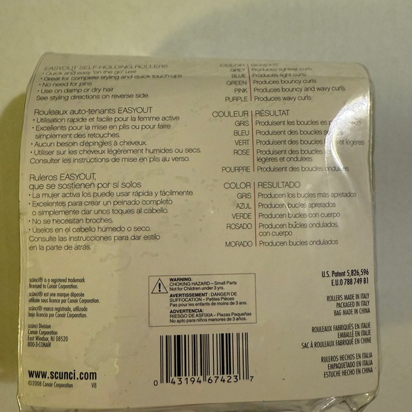 Scunci Easy Out Self Holding Rollers NEW - Picture 3 of 4
